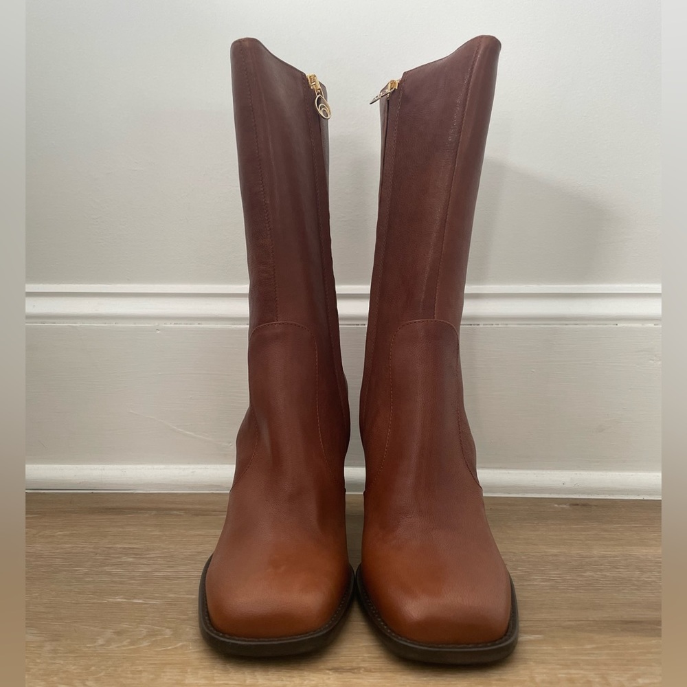 Brother Vellies Lauryn Boot in Whiskey, Size 9